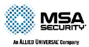 MSA Security logo