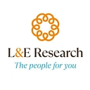 L&E Research logo