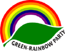 Green-Rainbow Party logo